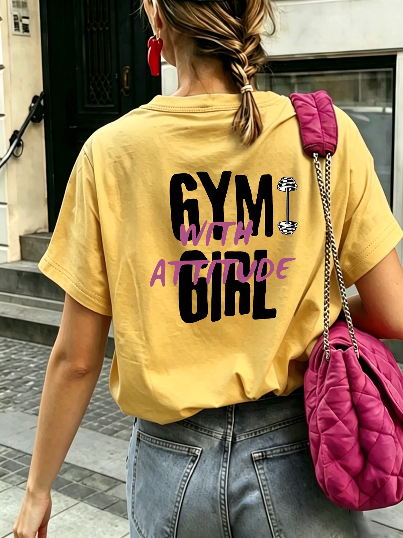 Gym With Attitude Oversized Tee