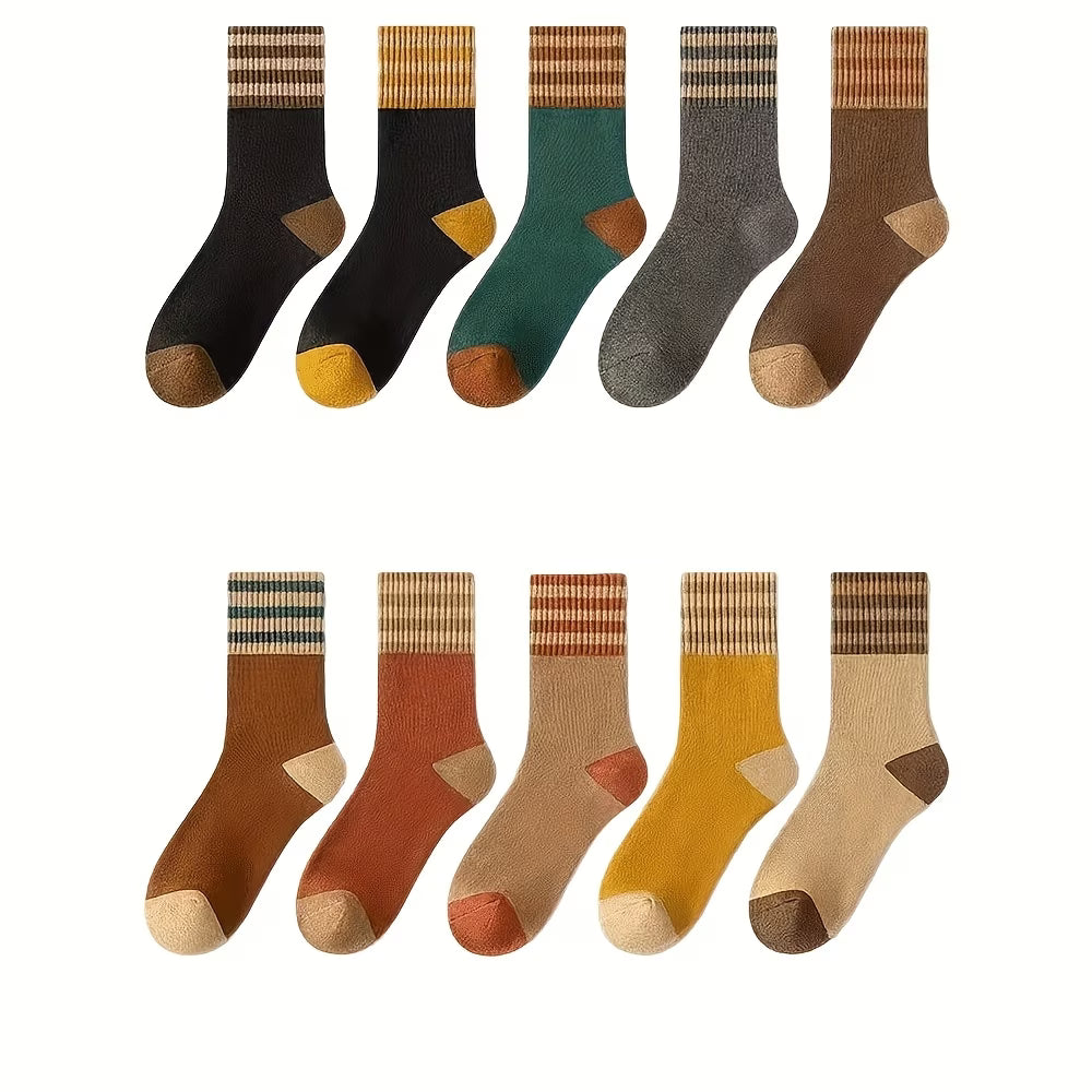 Cozy Terry Socks Multi-Pack – 5 Pairs