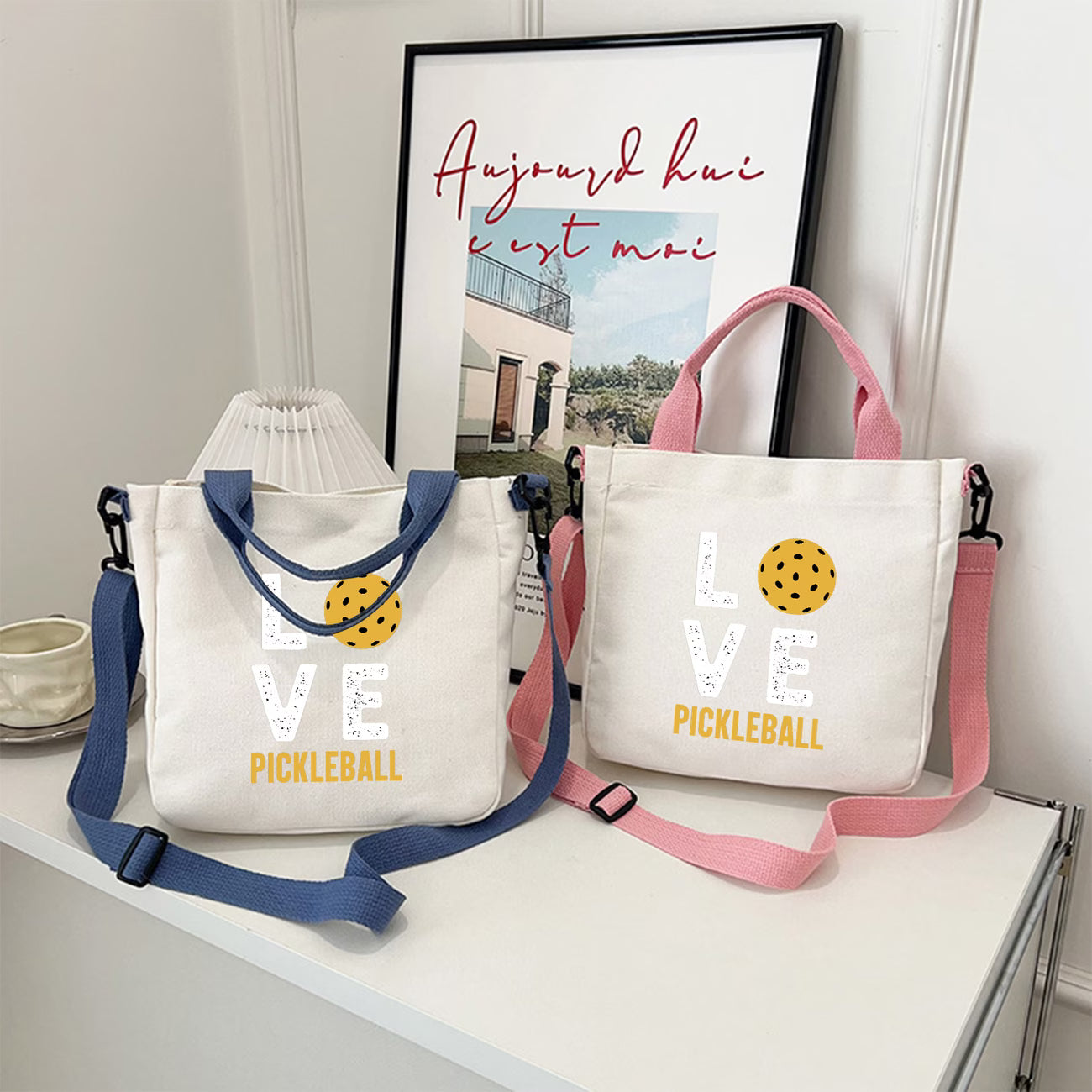 Pickleball Everyday Crossbody Tote
