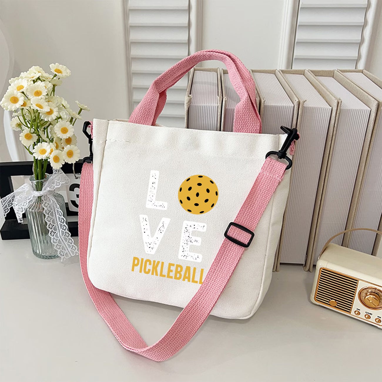 Pickleball Everyday Crossbody Tote