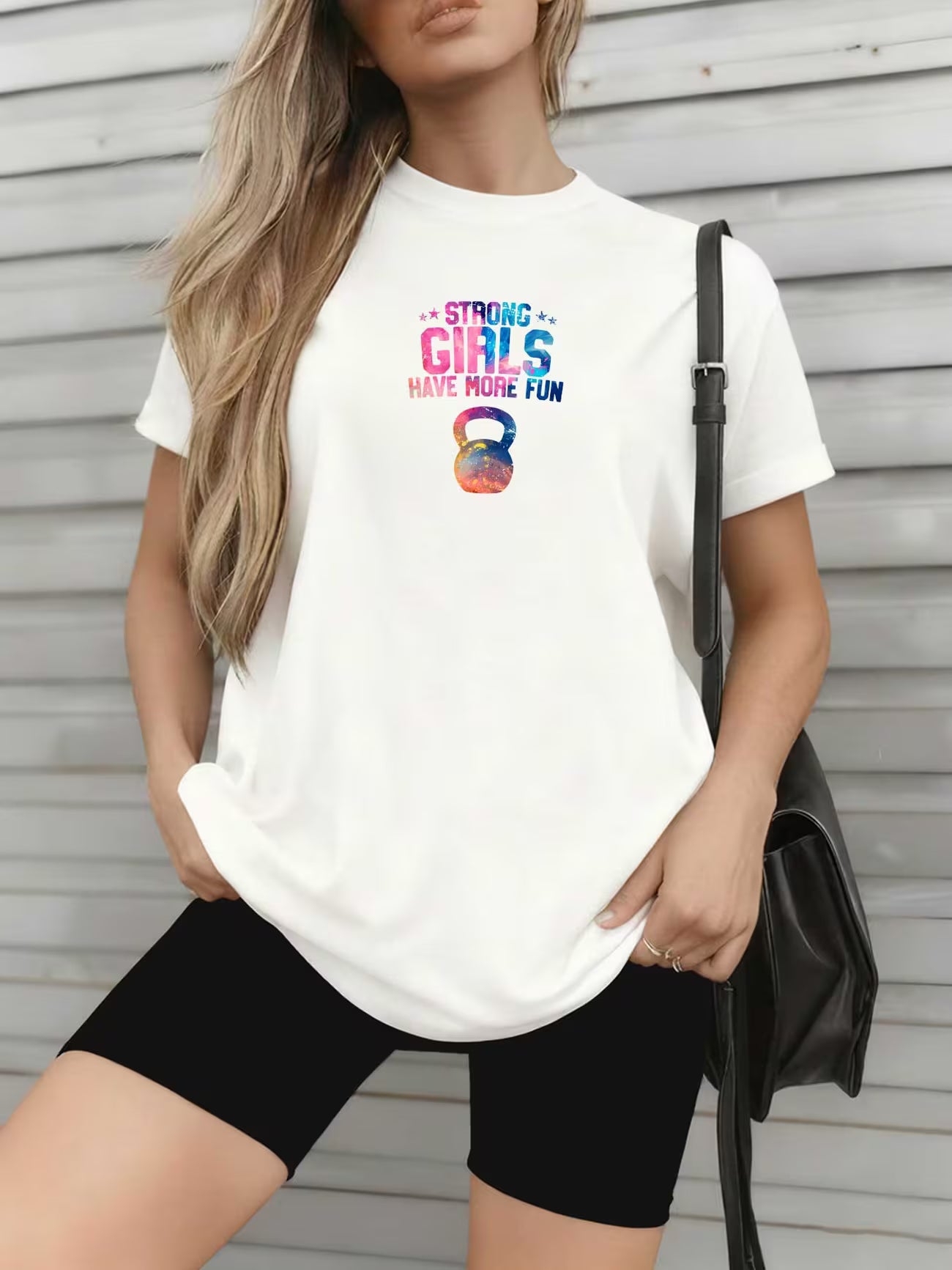 Double-Sided Weightlifting Graphic Tee