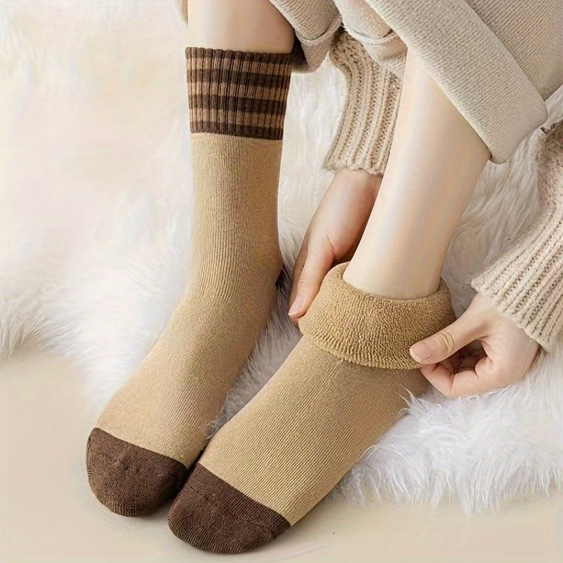 Cozy Terry Socks Multi-Pack – 5 Pairs