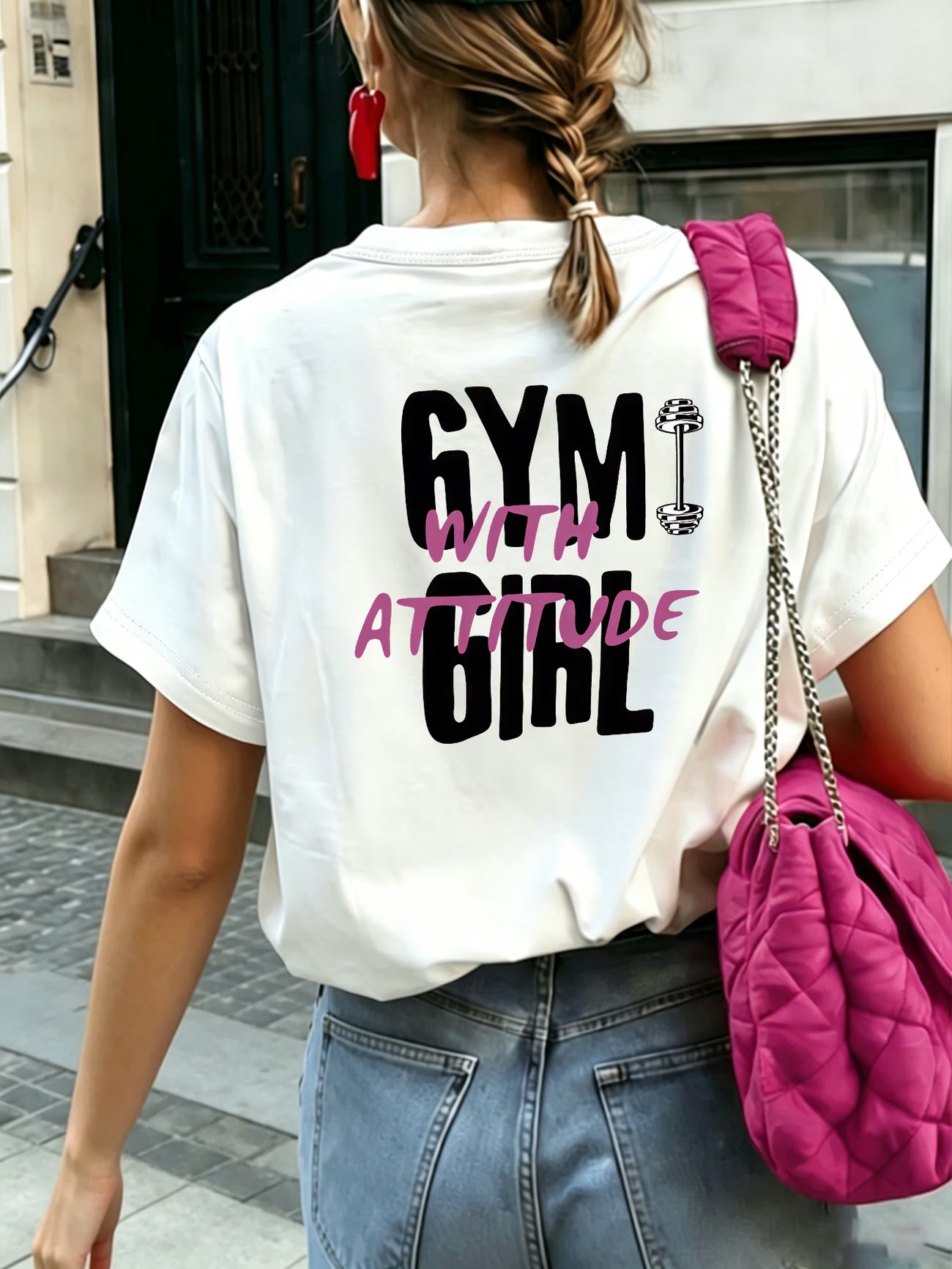 Gym With Attitude Oversized Tee