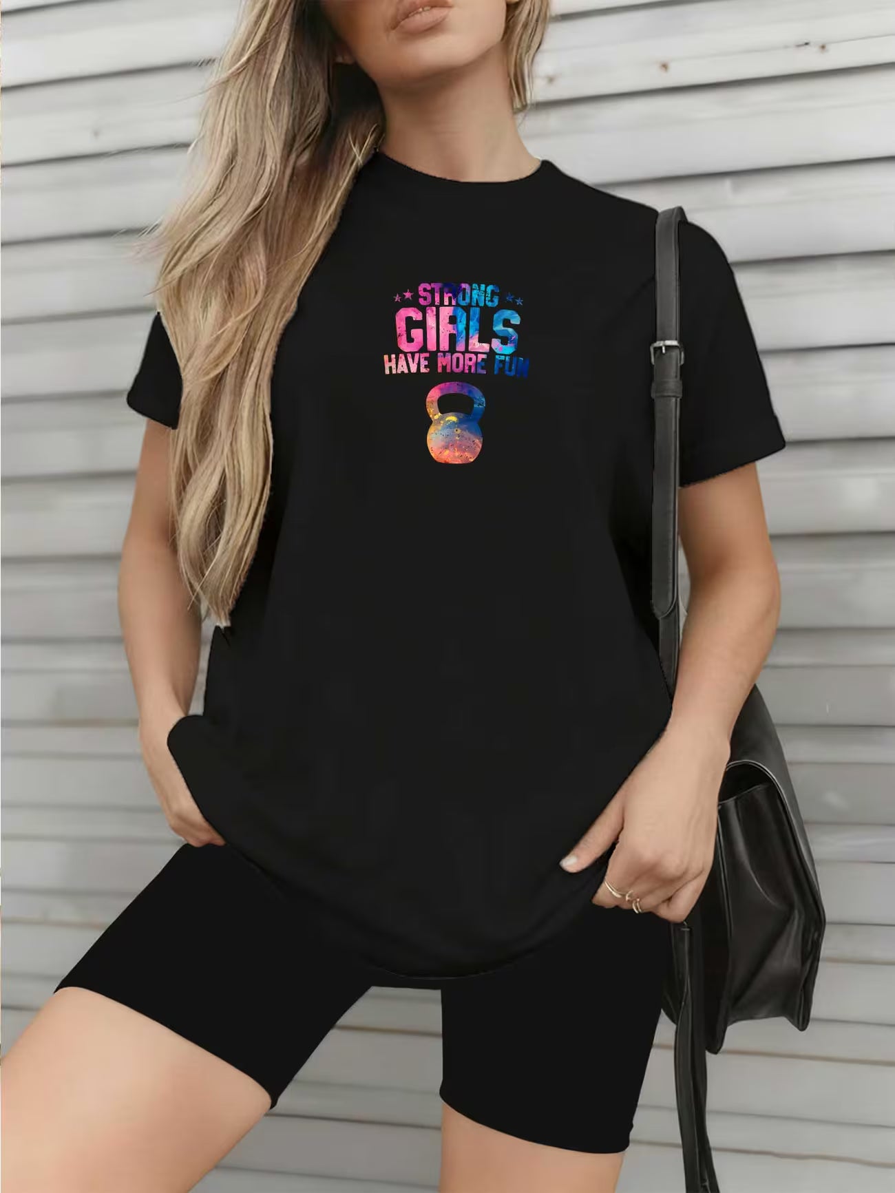 Double-Sided Weightlifting Graphic Tee