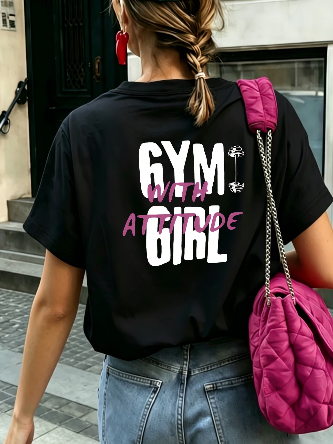 Gym With Attitude Oversized Tee